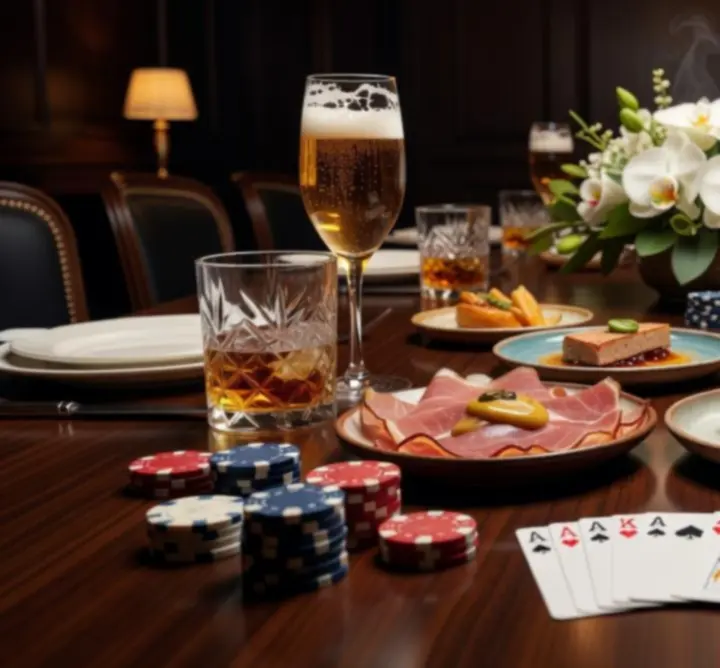 Gourmet menu během pokerového večera v EVENT ARENA 365